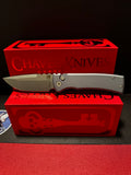 Chaves Knives Redencion Automatic Knife - Stonewash Grey Aluminum