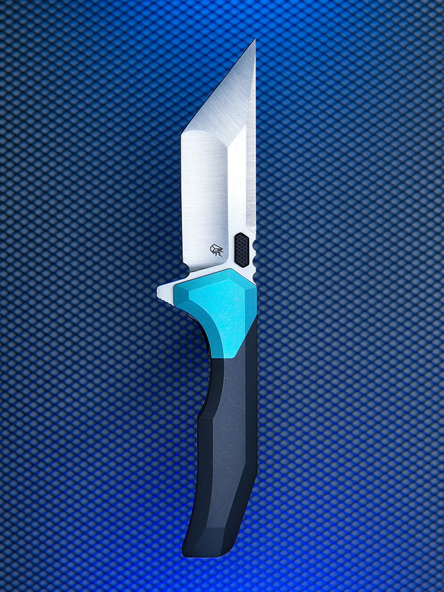 Arcane Design - SATIN NECRONAUT V3 - Blue Ti/Bead Grey